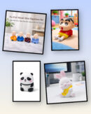 Buddha, Shinchan Mobile holder, Mini light maps panda and Bunny