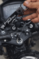 Black Bike Fats Furious Keychain