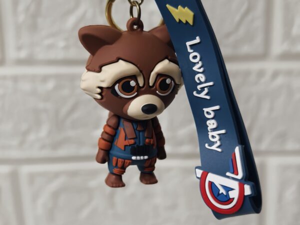 Cute Lovely Baby Raccoon Keychain