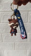 Cute Lovely Baby Raccoon Keychain