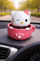 Hello kitty  – Adorable Desk Decor Showpiece& Head Shaking Spring toy