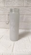 Glass Water Bottle (Hello Master)